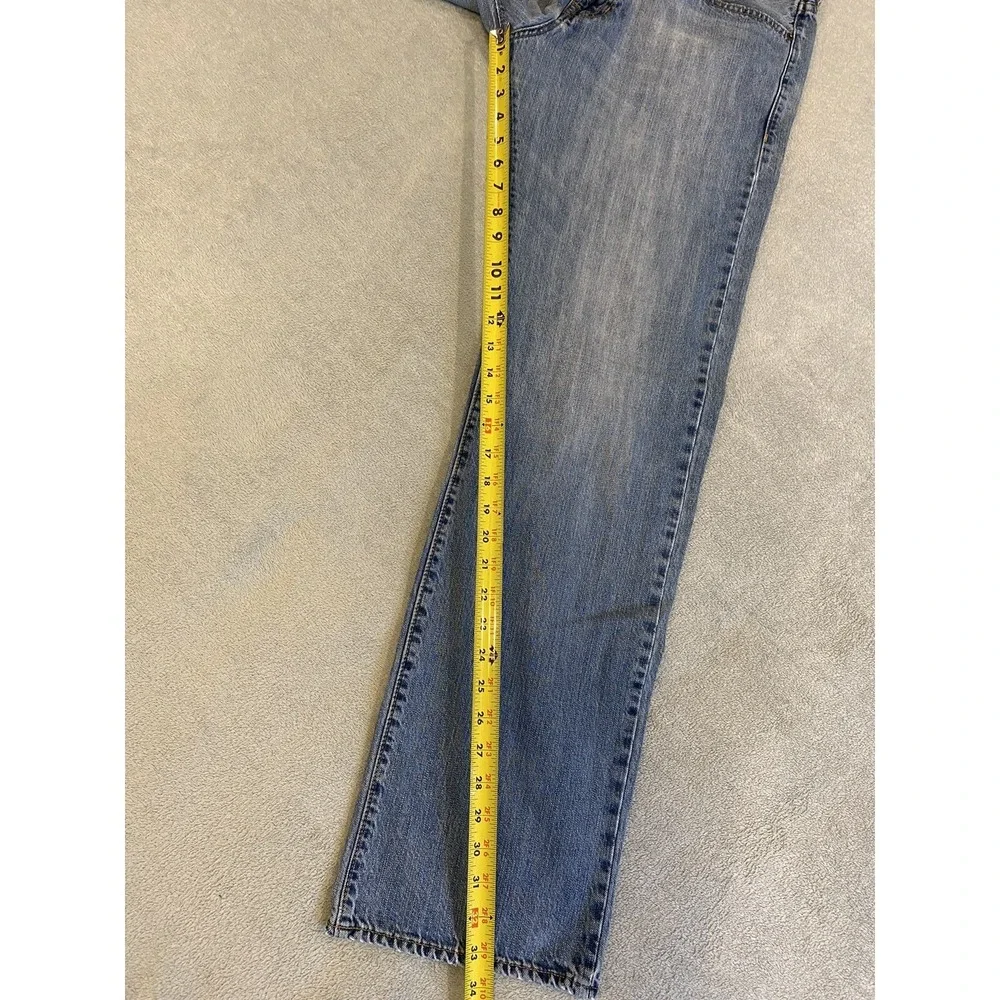 Polo Ralph Lauren Jeans‎ Mens 34x34 Straight Light Wash Blue Denim